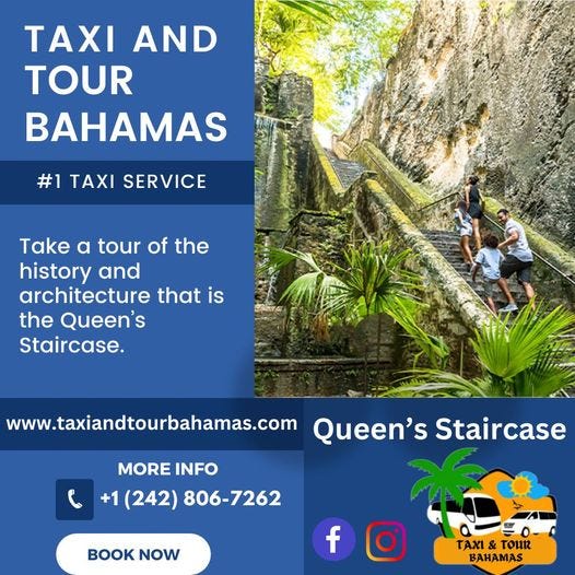 nassau bahamas airport transportation to riu palace by Taxi and Tour