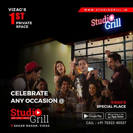 Best Restaurants in Vizag for Family — Studio Grill by Studiogrill