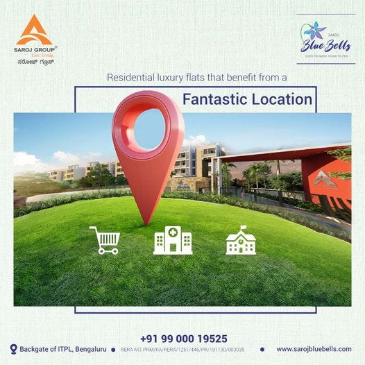 Reasons, why Whitefield is the best location and BlueBells, is the best