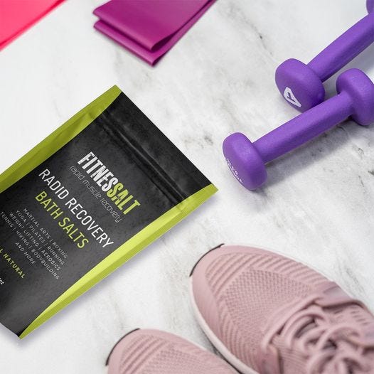 FITNESSALT Rapid Recovery Bath Salts - Midwest Sea Salt Company - Medium