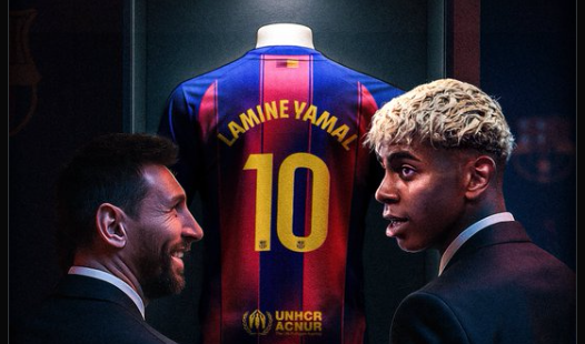 Lamine yamal is the new №10