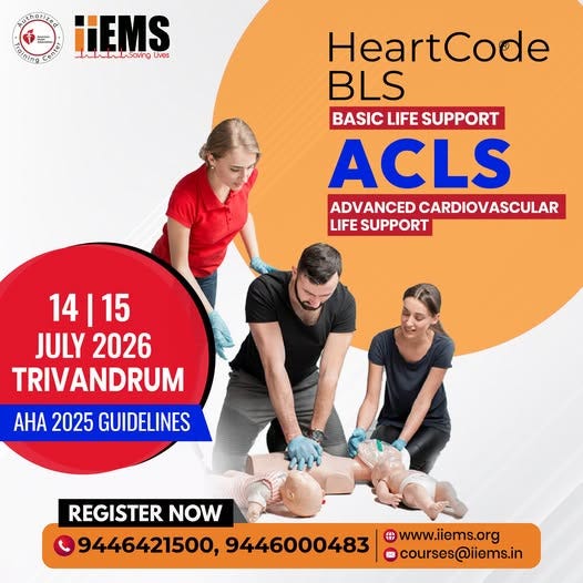 HeartCode® BLS Course at IIEMS Trivandrum — ACLS Certification
