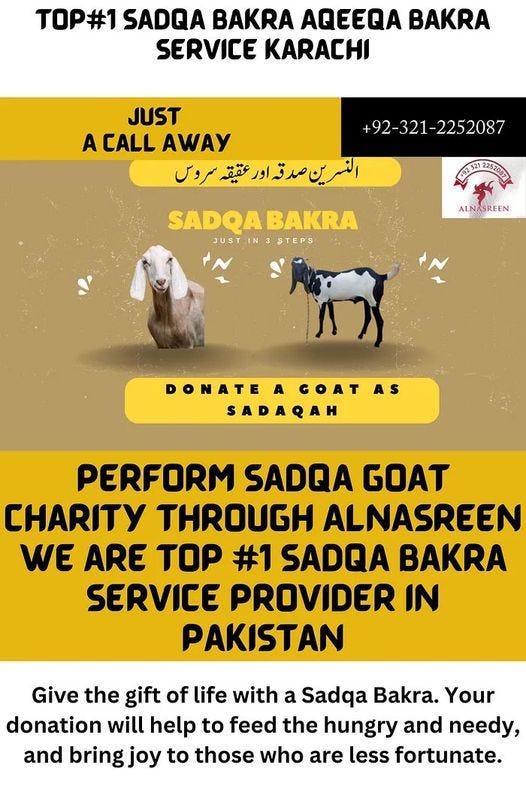 Perform Sadqa Bakra at Home
