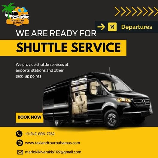 airport transfer nassau bahamas. by Taxi
