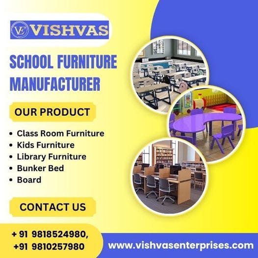 Vishvas Enterprises Supreme School Furniture Manufacturer