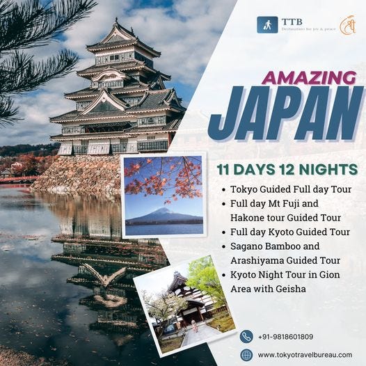 Experience the Beauty of Japan Holiday Packages Tokyo Travel Bureau Medium