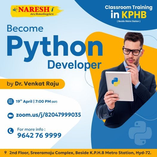 Full Stack Python Online Training — Naresh IT - Avinash Nit - Medium