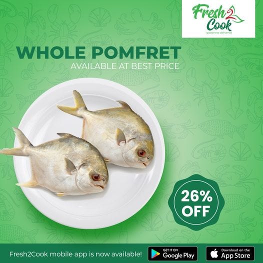 Fresh fish sale home delivery