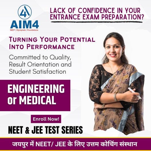 AIM4 Jaipur Best NEET Coaching In Jaipur Saloni Singh Medium