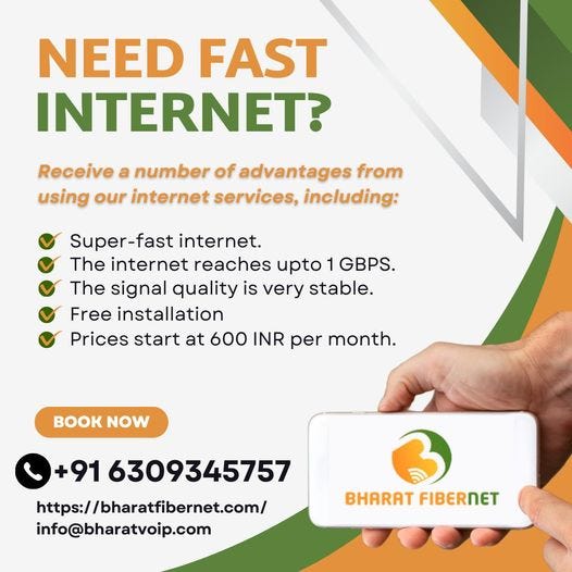 Business Broadband Plans with Static IP Bharat Fiber Net Business