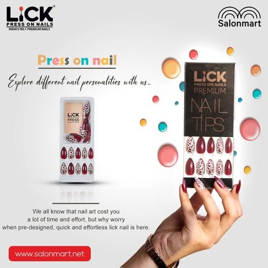 Premium Gel Extension Nails Brand by salon mart Medium