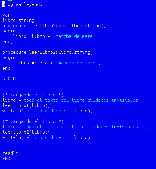 Ense ando Programaci n Pasaje De Par metros En Pascal By Juampa ense-ando-programaci-n-pasaje-de-par-metros-en-pascal-by-juampa