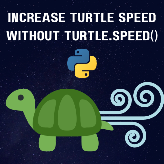 Python turtle projects | Increase turtle speed | by Code Gyani | Medium