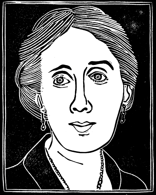 Virginia Woolf Drawing by Liu Ling