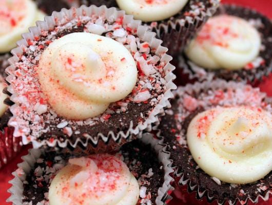 How To Make Peppermint Hot Chocolate Cupcakes Recipe By All Recipes Medium