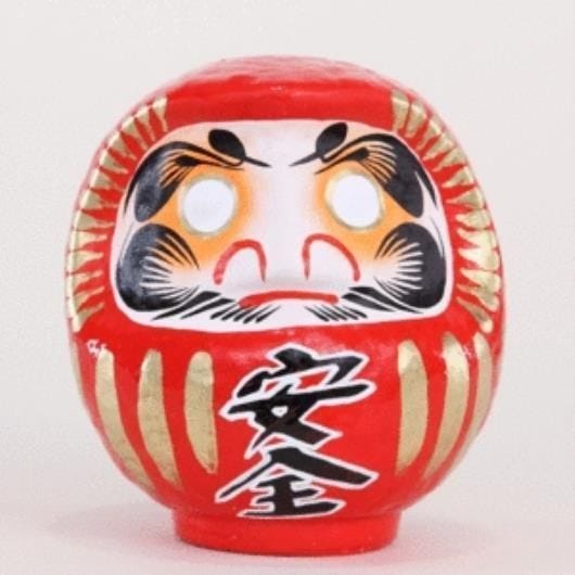 The Daruma. Fall down seven times get up eight, by Douglas Pilarski, ILLUMINATION-Curated