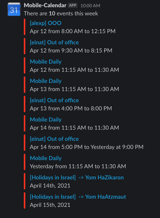 ✓ Powerful Automations — Part ➁— Automated Smart Calendar For Teams | by  Alex Pinhasov | Medium