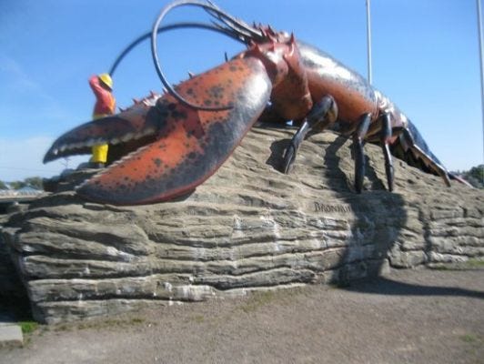 A Lobster May Live 100 Years, Grow to 5 Feet, and Weigh as Much as