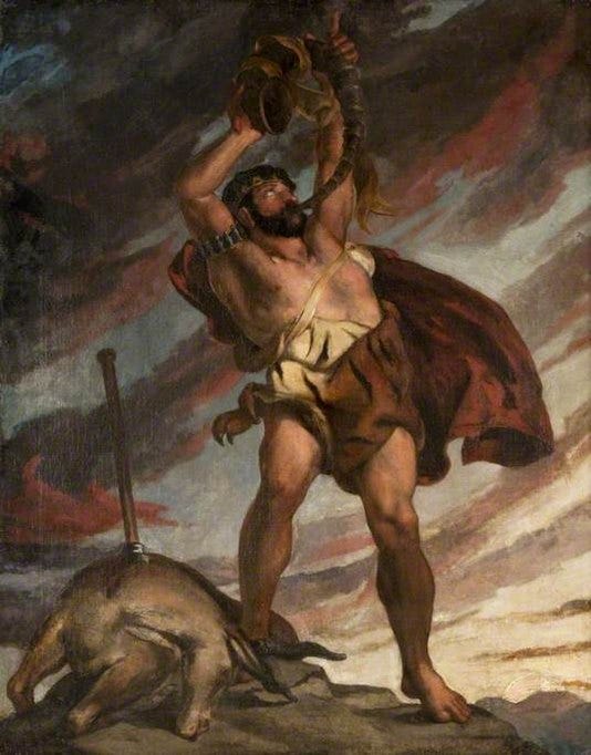 Nimrod by David Scott, 1832 (Wikipedia)