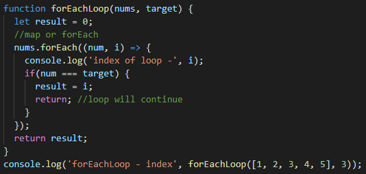 How to exit/break from a Javascript looping - Cinyi Pang - Medium