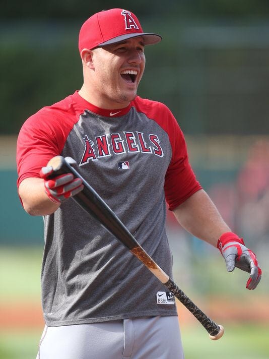 How Mike Trout and Randal Grichuk's memorable 2009 draft day came full  circle with Angels - The Athletic