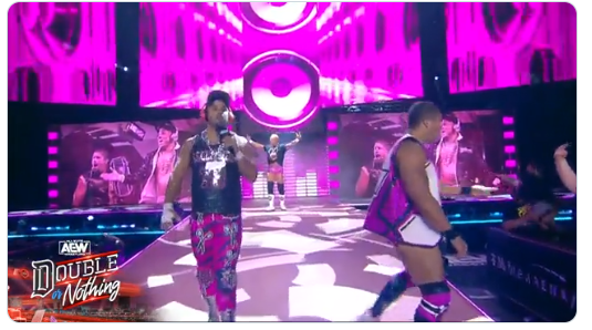 Max Caster Delivers Jaw-Dropping Dominik Mysterio Reference at AEW Double or Nothing