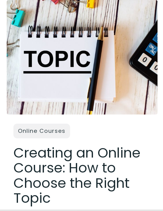 Creating An Online Course How To Choose The Right By Meerab Arslan Creating an online course how to choose the right by meerab arslan