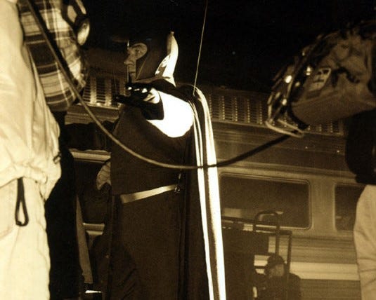A behind-the-scenes photo from X-Men (2000), owned by 20th Century Studios