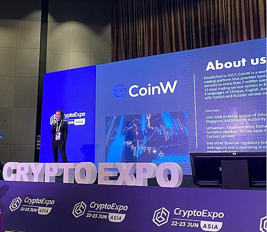 CoinW, Crypto Expo Asia 2022'de Boy Gösteriyor. | by CoinW Türkiye | Medium