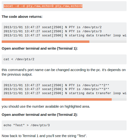 Virtual Serial Ports: Hack for communication between local scripts | by  Soma Karthik | Medium