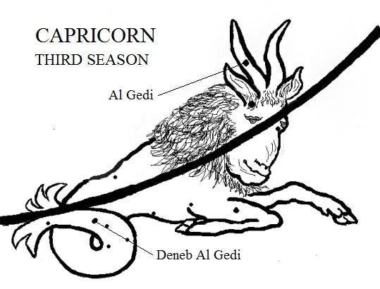 Capricorn in the Zodiac Prophecy. The third sign of the Third