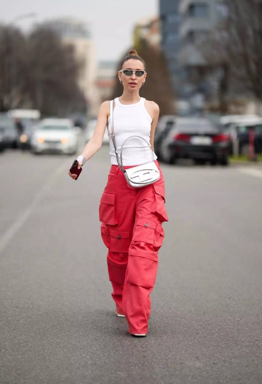 High Waist Baggy Cargo Pants  Trendy black outfits, High fashion street  style, Aesthetic clothes