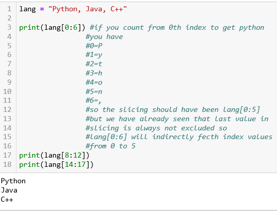 Slice Operator: Python. The substring of a string is a slice… | by ...