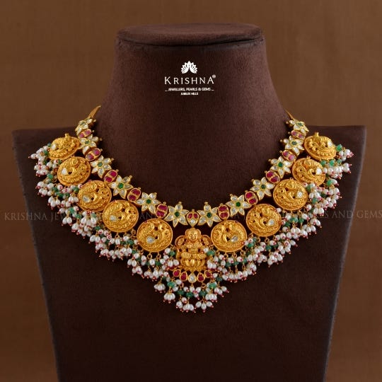 Visit KrishnaJewellers.com right now to explore our exquisite gold 