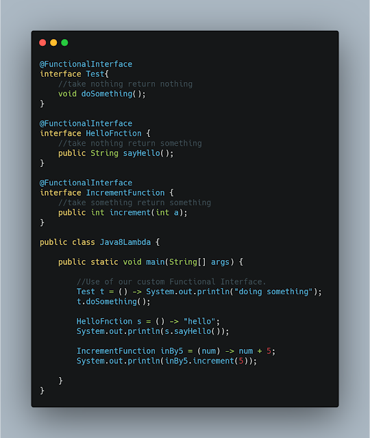 Java8 Lambda Examples. Java8 introduces the new feature named… | by ...