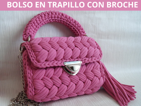 Creación de Bolsos de Crochet en Trapillo: Guía paso a paso y patrones  originales., by Cursodetejidoscrochet