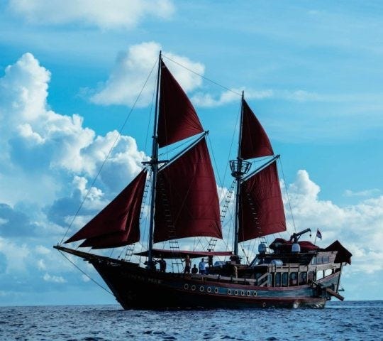 Sewa Kapal / Phinisi Mantamae, Raja Ampat Kapasitas 12 Orang | by Doyan ...