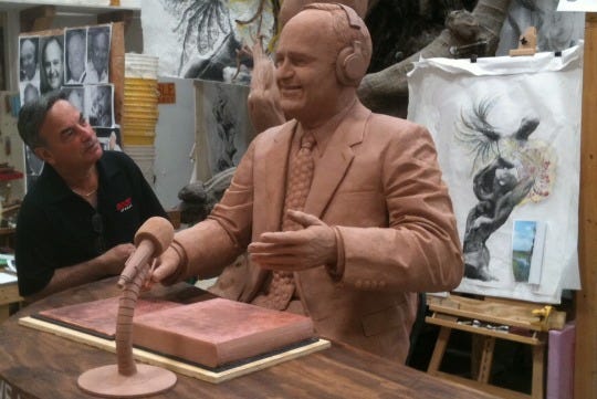 Here's your first peek at the Dave Niehaus statue, by MLB.com/blogs