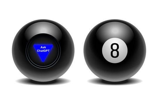ChatGPT and the Magic 8-Ball. With all the frenzy and hysteria… | by Herb  Coleman | Medium