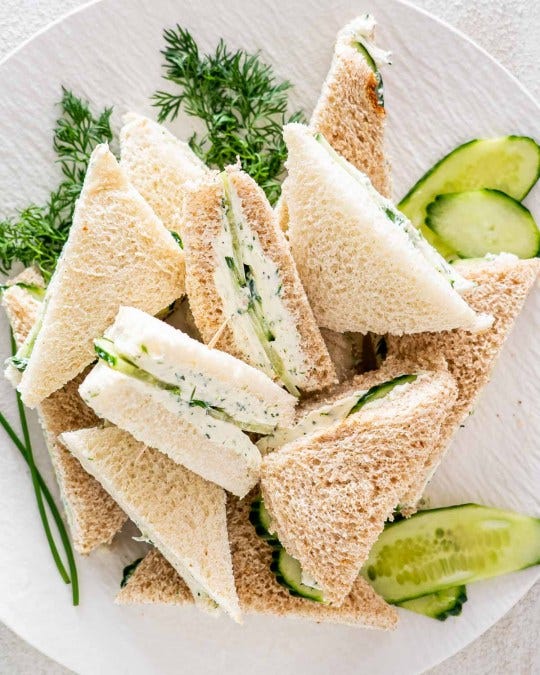 Cucumber Sandwiches With Hidden Valley Ranch Mix by Pillburry Medium