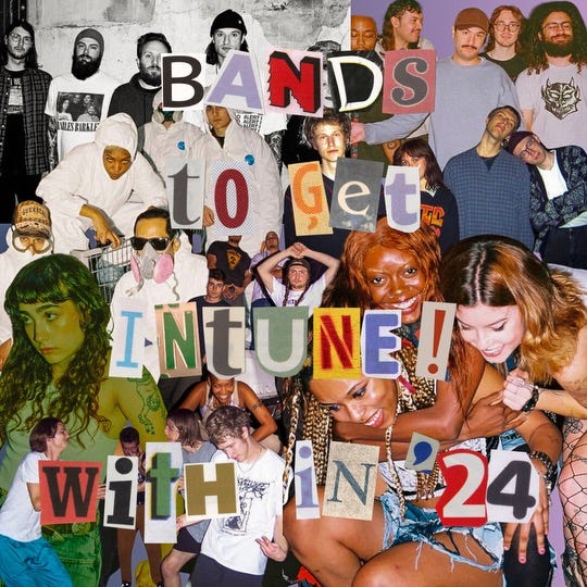 Bands to GET INTUNE! with in ‘24. 10 unique bands from Atlanta, GA that