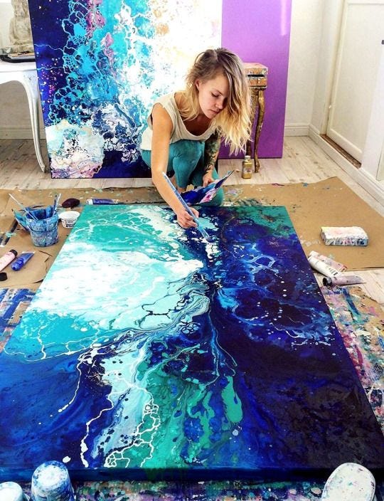 Get Better ACRYLIC POURING Results By Following 3 Simple Steps | Medium