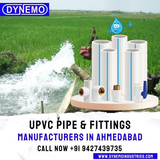 Upvc Pipe & Fittings Manufacturers In Ahmedabad, Get The Best Upvc