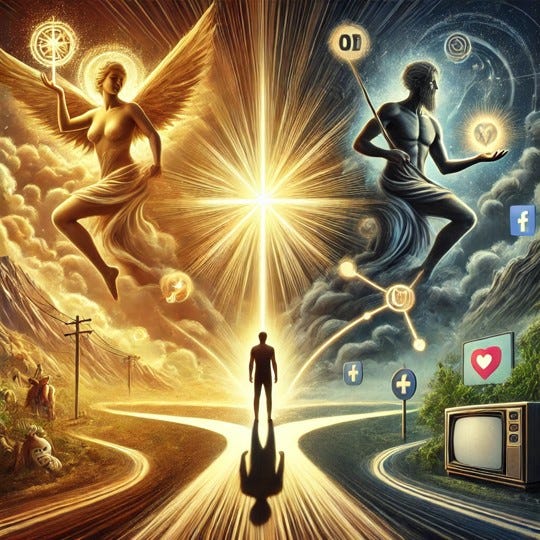A Batalha Entre a Centelha Divina e o Ego — O Caminho para a Felicidade e o Sucesso