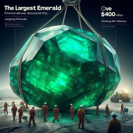 The Largest Emerald - Gemsnft - Medium