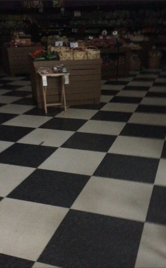 dark Wholesome Shopper Market store