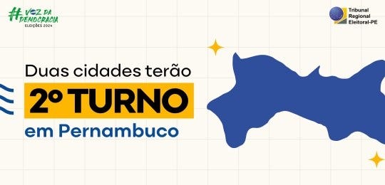 OLINDA E PAULISTA SÃO AS ÚNICAS CIDADES EM PERNAMBUCO QUE TERÃO SEGUNDO TURNO.