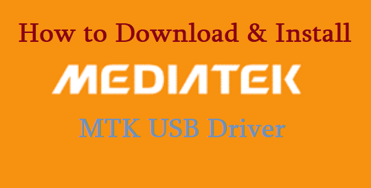 Download And Install Android MTK USB Driver for Windows | by MTK Arena |  Medium