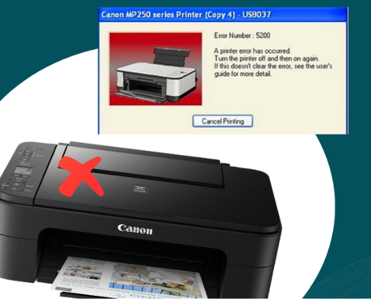 Causes of Canon Printer Error 5200 - Printertales - Medium