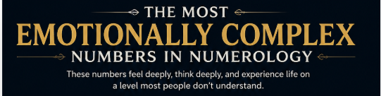 The most emotionally complex numbers in Numerology.